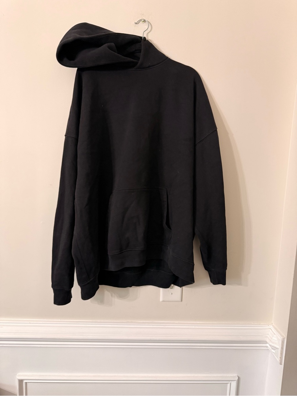 Abercrombie & Fitch Black Pullover Hoodie